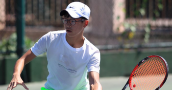 Senior athlete takes tennis to another level