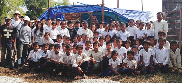 HFH members join hands with local Cambodians