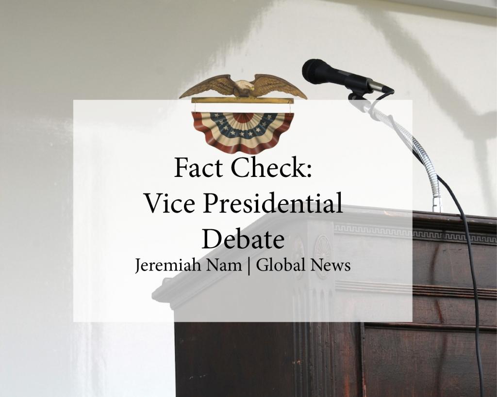 Fact Check: Vice-Presidential Debate 2016