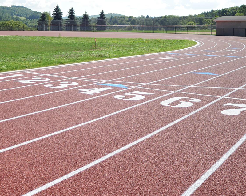 track finish line