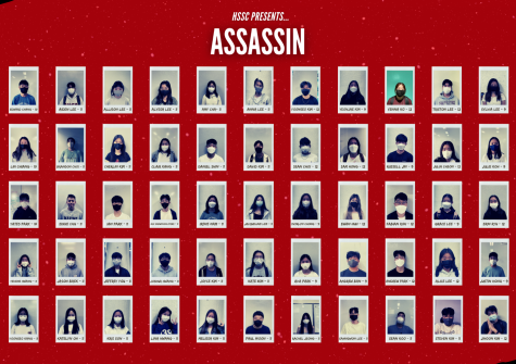 Assassin board tracks which participants are eliminated.