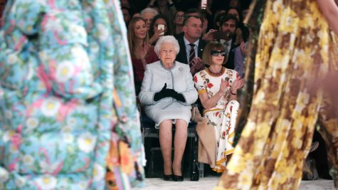 Queen Elizabeth at the 2018 London Fashion Week, source: Vogue