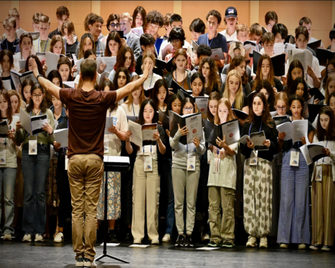 From Mar. 1st to 5th in Oman, SIS participated in a choir festival held by AMIS. (photo credit: Matthew Halter) 