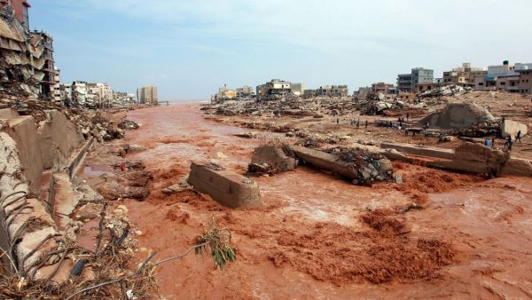 Flooding in Derna due to collapse of two dams