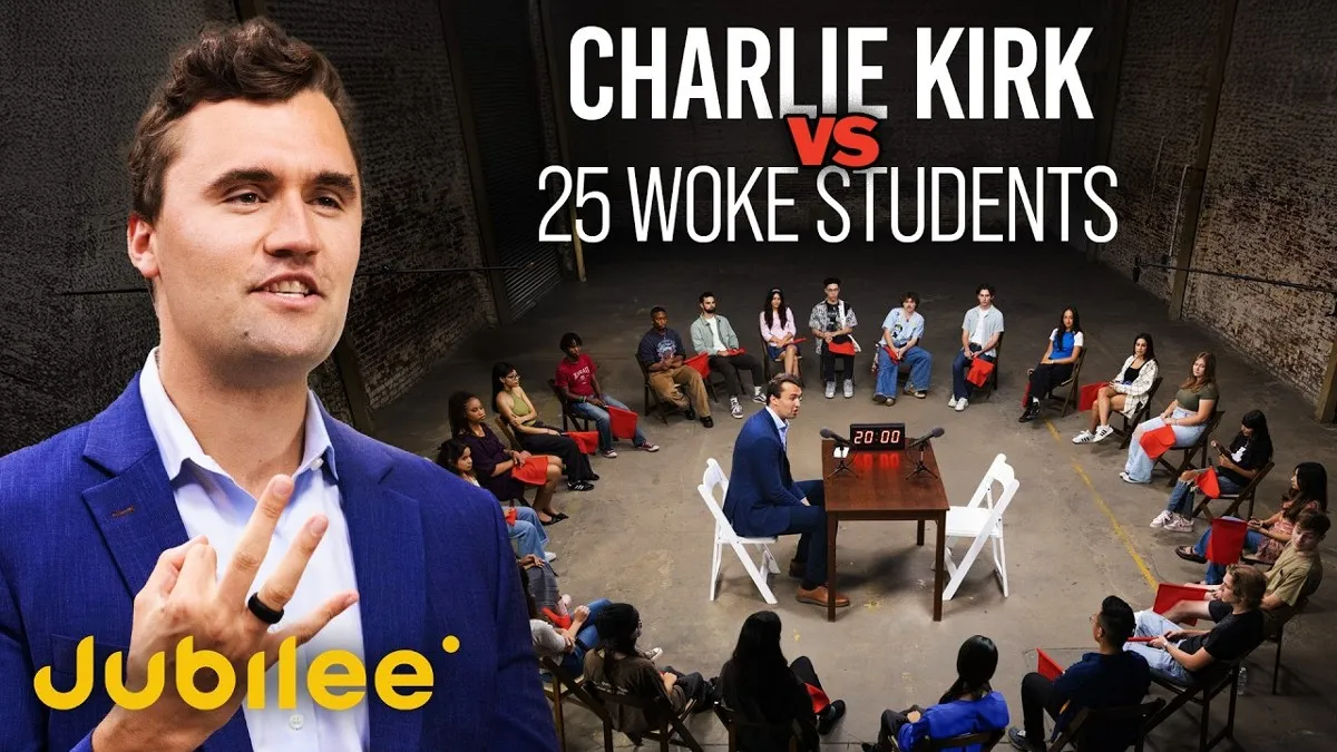 Debate or spectacle—Charlie Kirk debates liberal students