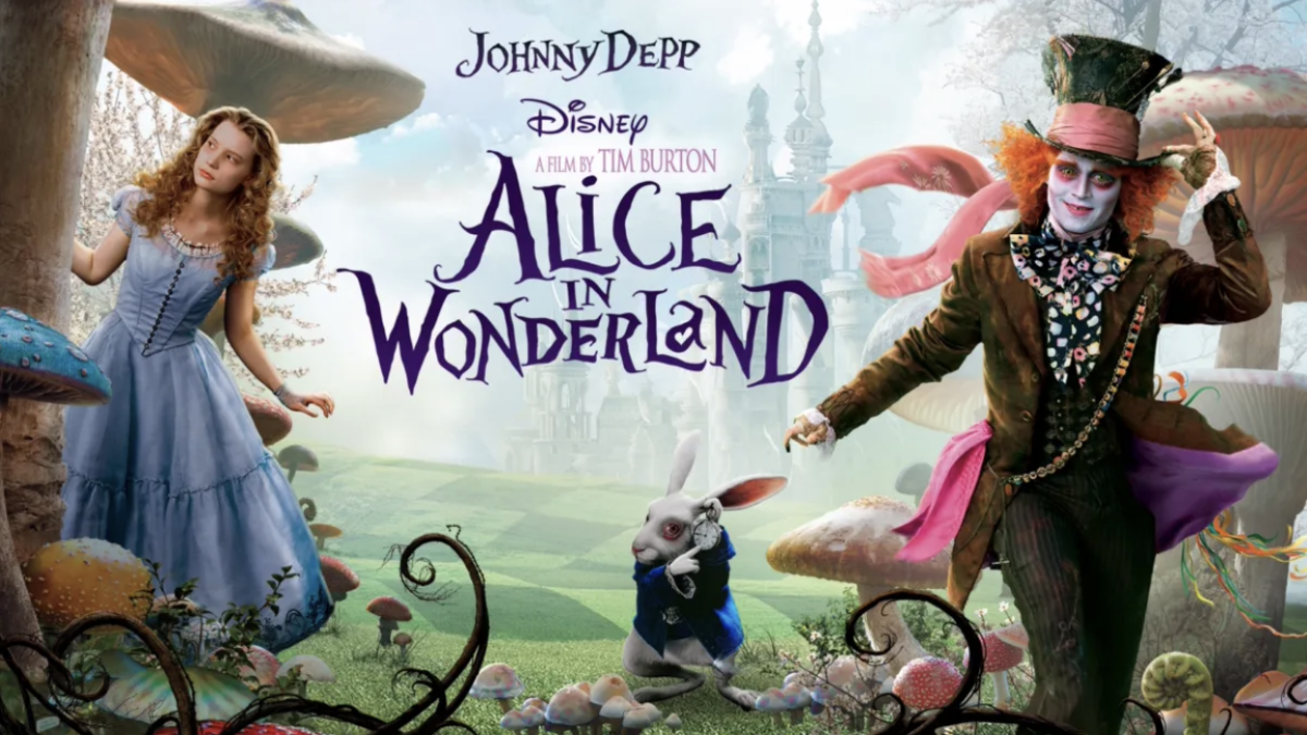 Official poster of the Alice in Wonderland movie
