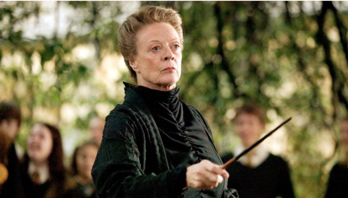 Maggie Smith as Professor McGonagall in Harry Potter