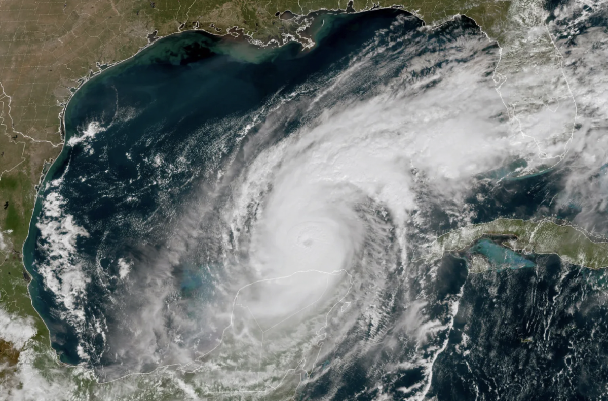 Hurricane Milton in the Gulf of Mexico