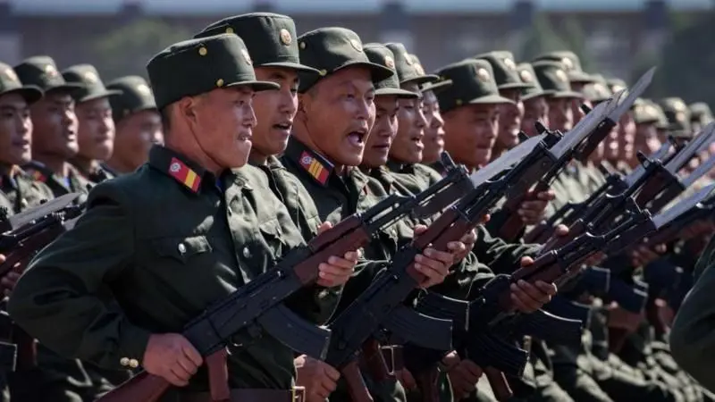 North Korean soldiers train for the Russo-Ukrainian war
