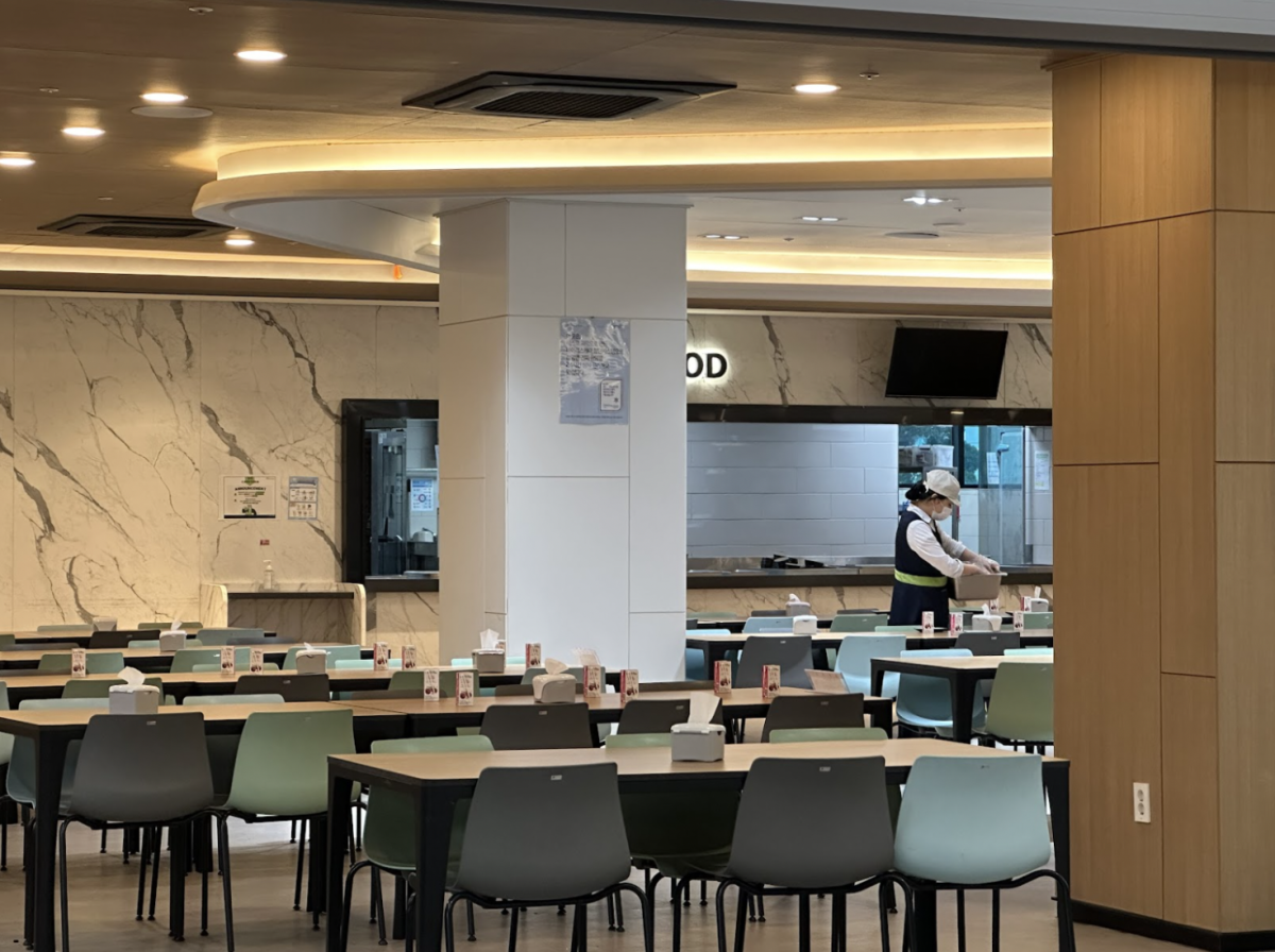 The SIS Cafeteria after lunch