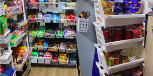 Photo of the new renovations made in the school store