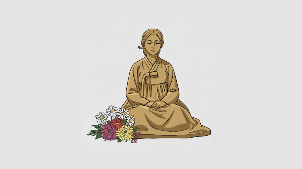 Comfort women statue commemorated
