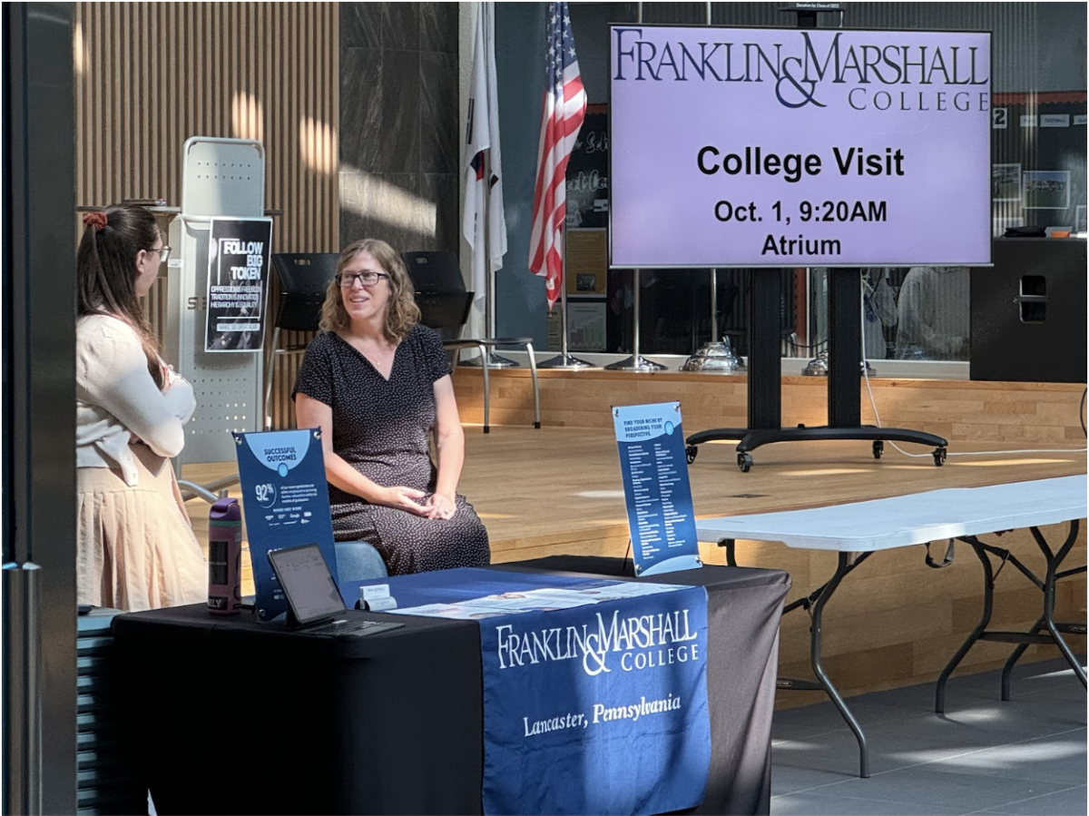 Franklin & Marshall College visits SIS on Oct. 1 in the Atrium