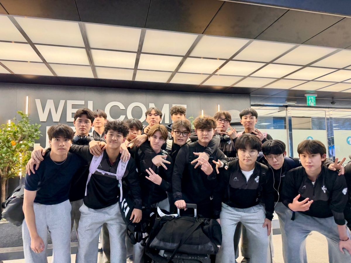 The varsity boys soccer team landed safely in Jeju Island
