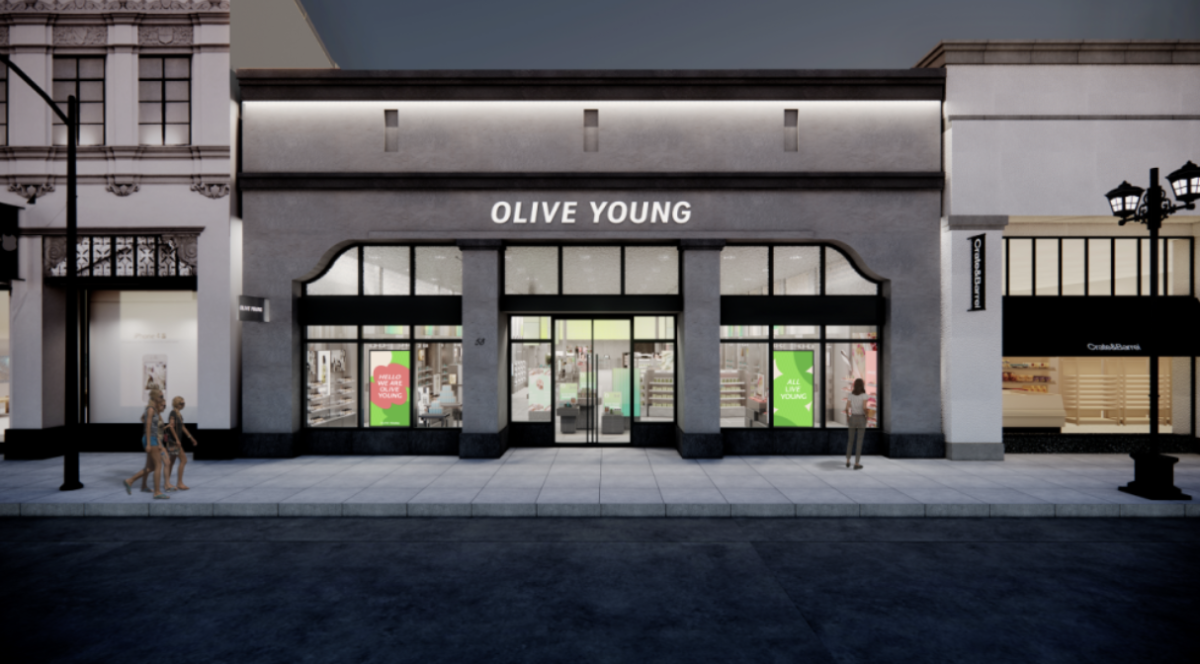 The new ‘Olive Young’ store set to open in Pasadena, California